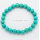 Bracelet de perles rondes turquoise 8MM